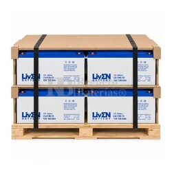 4 Bater�as Solar Gel 150 Amperios 12 Voltios | LVJ150-12